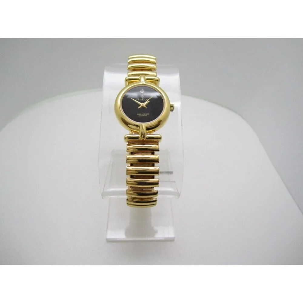 Women's Armitron Diamond Quartz 100ft WR Analog 26mm Dial Watch (D314)